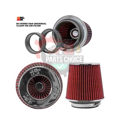 K&N UNIVERSAL CONE HIGH FLOW AIR FILTER RG-1001RD_img_1