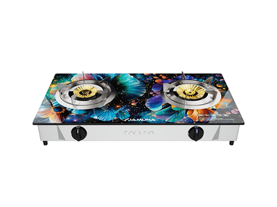 Jamuna Gas Stove JGS-NB12G Dreamy LPG/NG (Brass Burner)_img_0