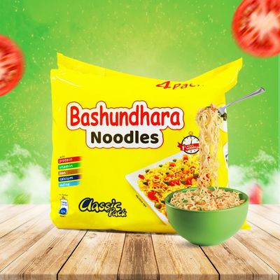 Bashundhara Noodles Classic Pack (4 packs)