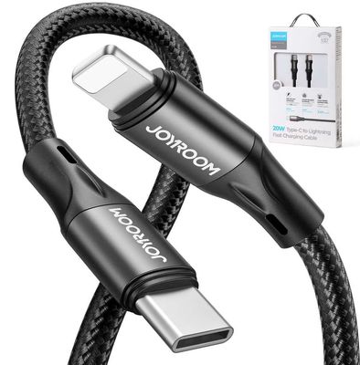JOYROOM 20W (N1-PD) টাইপ সি থেকে লাইটনিং পিডি ফাস্ট চার্জিং কেবল 20W (N1-PD) Type C to Lightning PD Fast Charging Cable ._img_0