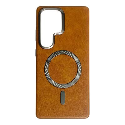 Plain Leather Knife Cut Magnetic Case For Samsung_img_2