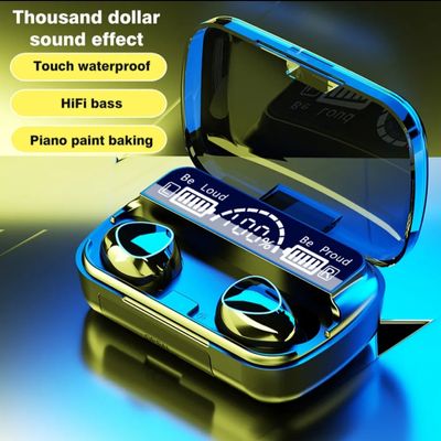 M10 TWS LED Digital Display BT 5.3 Earbud Sports Music True Game Wireless Earphones_img_1