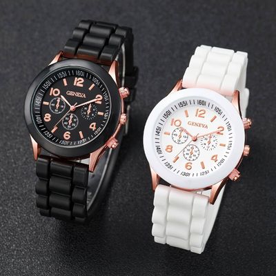 4pcs/set Couples Wrist Watch & Heart Matching Bracelets_img_4