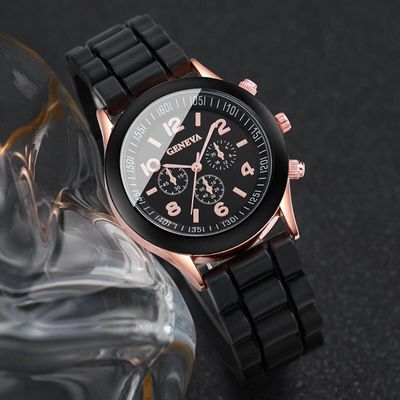 4pcs/set Couples Wrist Watch & Heart Matching Bracelets_img_9