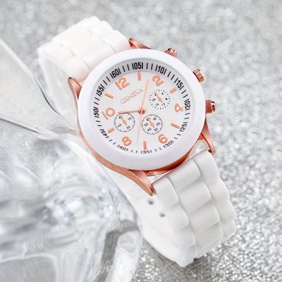 4pcs/set Couples Wrist Watch & Heart Matching Bracelets_img_5