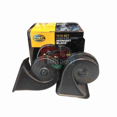 HELLA MIDNIGHT BLACK TWIN TONE HORN TE10 SET (410Hz & 490Hz)_img_0