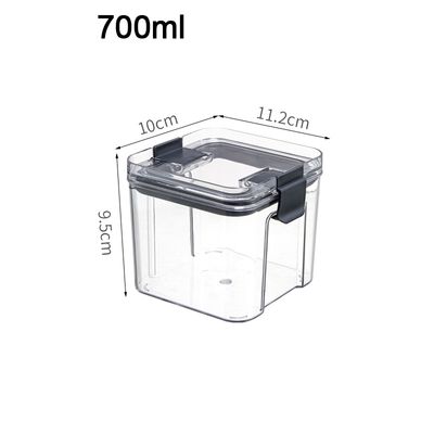 BPA-Free Clear Plastic Stackable Storage Containers with for Kitchen Pantry and Refrigerator Organization, Pasta, Flour_img_14