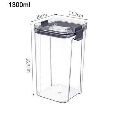 BPA-Free Clear Plastic Stackable Storage Containers with for Kitchen Pantry and Refrigerator Organization, Pasta, Flour_img_16