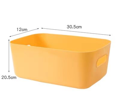 Plastic Baskets for Bathroom, Kitchen and Office Storage - Sleek Modern Design Box for Home Storage and Organisation_img_18