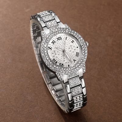Elegant 6-Piece Ladies Quartz Watch Set with Bracelet_img_2