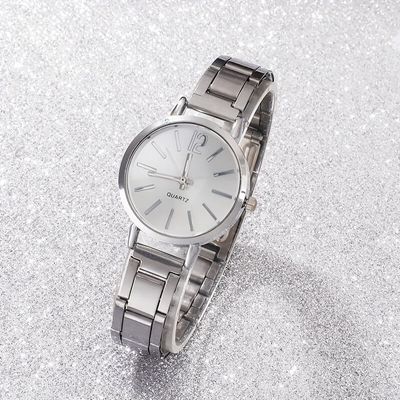 6pcs/set Women's Watch Minimalist Fashion Quartz Watch Analog Stainless Steel Wrist Watch_img_5