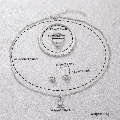 6pcs/set Women's Watch Minimalist Fashion Quartz Watch Analog Stainless Steel Wrist Watch_img_7
