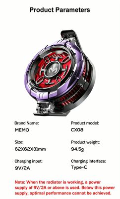 Memo CX08 Pro 23w Magnetic Cooler Fan_img_19