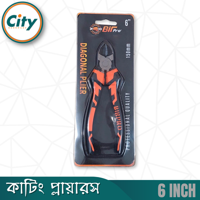 ৬ ইঞ্চি কাটিং প্লায়ারস প্রো কুয়ালিটি কালো নিকেল ক্রোমিয়াম স্টিলের পেশাদার মানের হেভি কাটিং প্লাস_img_5