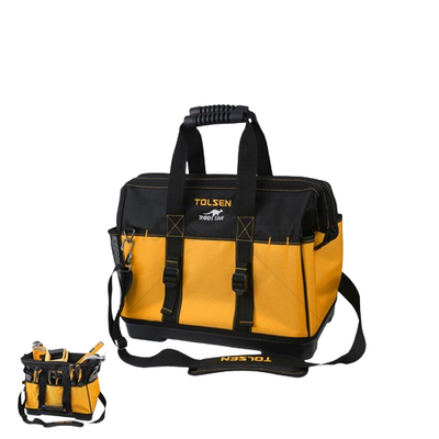 Tolsen 16" Tool Bag Industrial Rigid Frame with Adjustable Shoulder Strap Model: 80103 add me_img_2