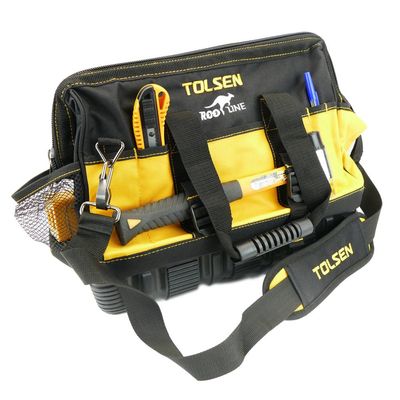 Tolsen 16" Tool Bag Industrial Rigid Frame with Adjustable Shoulder Strap Model: 80103 add me_img_12