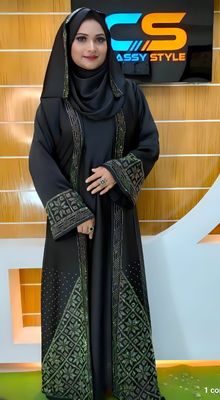 হিজাবের সাথে প্রিমিয়াম স্টোন বোরকা ।_img_0