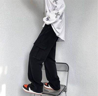 6 pocket Straight fit-Baggy cargo_img_2