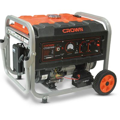 CROWN 2.5KW Professional Gasoline Generator, 2.5KW, Electric Start, 230V; CT34076WE_img_0