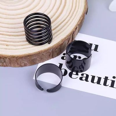 3 Piece black ring set_img_3