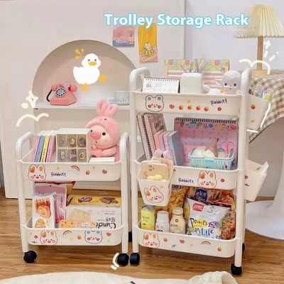 Beadroom RAK_Wheeled Trolley Toilet Storage Rack Living Room_img_3