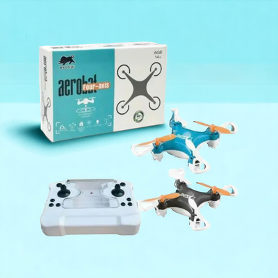 Mini pocket 4 axis aerobat quadrocopter drone with Remote control for kids - dron_img_0