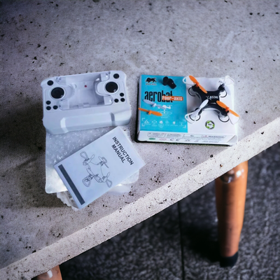 Mini pocket 4 axis aerobat quadrocopter drone with Remote control for kids - dron_img_2