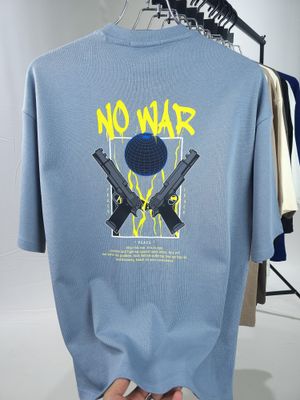 No War Drop Shoulder Men T-shirt