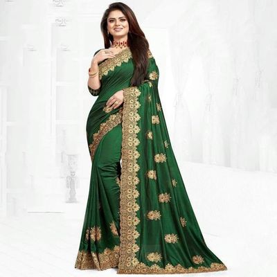 ইন্ডিয়ান জর্জেট শাড়ি ব্লাউজ পিস সহ_img_5