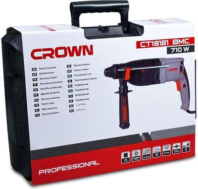 Crown 710W Rotary Hammer SDS-plus 24mm Model: CT18181_img_2