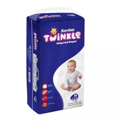 Savlon Twinkle Baby Pant Diaper M 6-12 kg 40 pcs_img_0