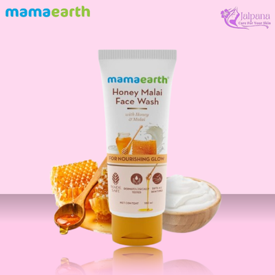 Mamaearth Honey Malai Face Wash with Honey & Malai For Nourishing Glow 100 ml_img_0