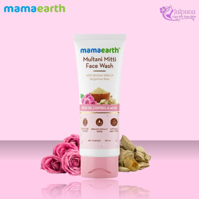 Mamaearth Multani Mitti Face Wash with Multani Mitti & Bulgarian Rose 100ml_img_0