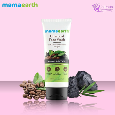 Mamaearth Charcoal Face Wash with Activated Charcoal & Coffee for Oil Control 100ml_img_0