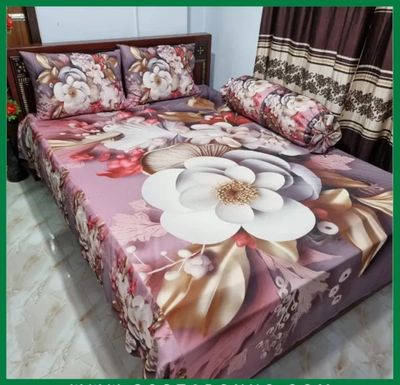 Primium 3D Bedsheet Four Piece Set_img_1