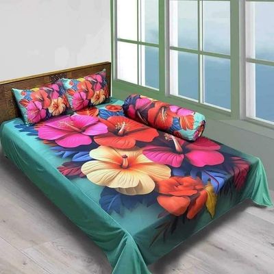 Primium 3D Bedsheet Four Piece Set_img_2