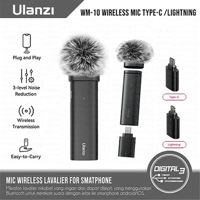 Ulanzi WM-10 Wireless Clip-on Microphone_img_2