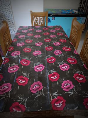 RT Leather Bronzing Tablecloth-84X55 inche_img_0