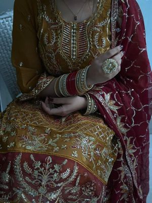 Semi –Embroidery & Sequence Work Party dress_img_6