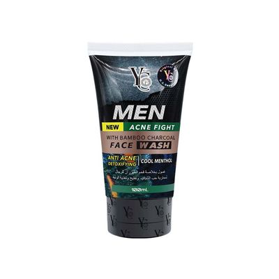 Yc Acne Fight With Bamboo Charcoal Men Face Wash - 100ml_img_0