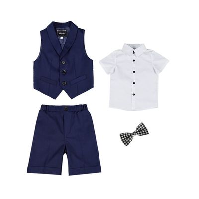 Kids Boys Summer Formal Party Dress 4pcs Set (1 to 5 Years)_img_9