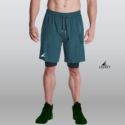 9" Inseam 2in1 Shorts for Men BSS05_img_0