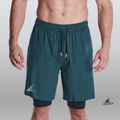9" Inseam 2in1 Shorts for Men BSS05_img_1
