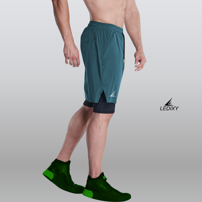 9" Inseam 2in1 Shorts for Men BSS05_img_2