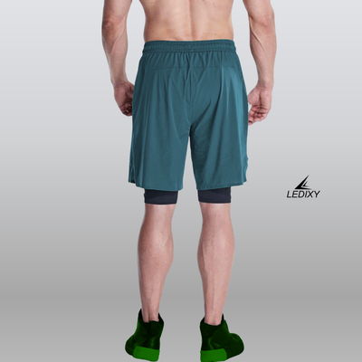 9" Inseam 2in1 Shorts for Men BSS05_img_4