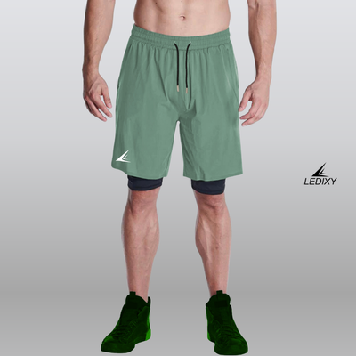 9" Inseam 2in1 Shorts for Men BSS06_img_0