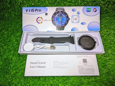 V16 Pro Smart watch (Round Shape) - স্টাইল, স্মার্টনেস আর হেলথ ট্র্যাকিং একসাথে!_img_1