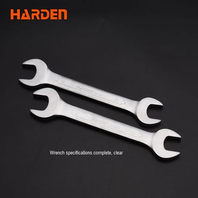 HARDEN Double Open End Spanner Wrench Dulley Spanner; ( 6x7 | 8x9 | 10x11 | 12x13 | 14x15 | 16x17 | 18x19 | 20x22 | 21x23 | 24x27 | 25x28| 30x32mm ) 541206 to 541230_img_5
