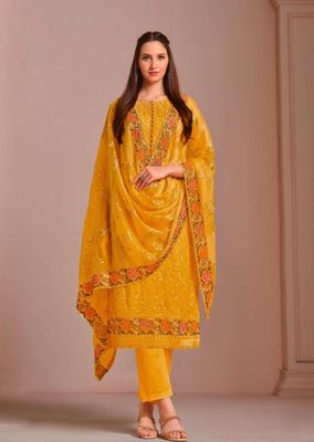 Semi –Embroidery & Sequence Work Party dress_img_6