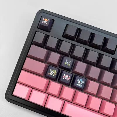 One Piece Themed PBT Arrow Wasd Keycaps - Set of 9 Keys_img_1